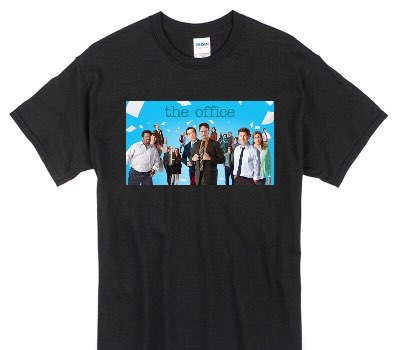 Custom Gildan 100% Cotton Black T-Shirt