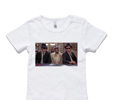Custom AS Colour White Baby T-Shirt