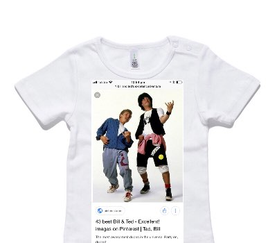Custom AS Colour White Baby T-Shirt