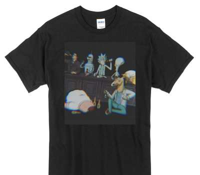 Custom Gildan 100% Cotton Black T-Shirt