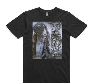 Custom AS Colour 100% Cotton Black T-Shirt