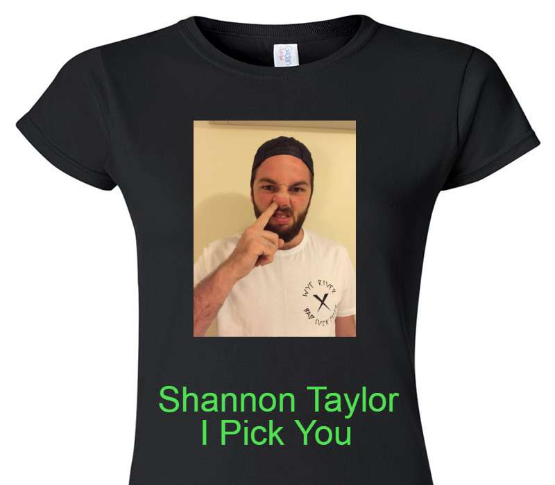 Custom Womens Soft Style 100% Cotton Black T-Shirt