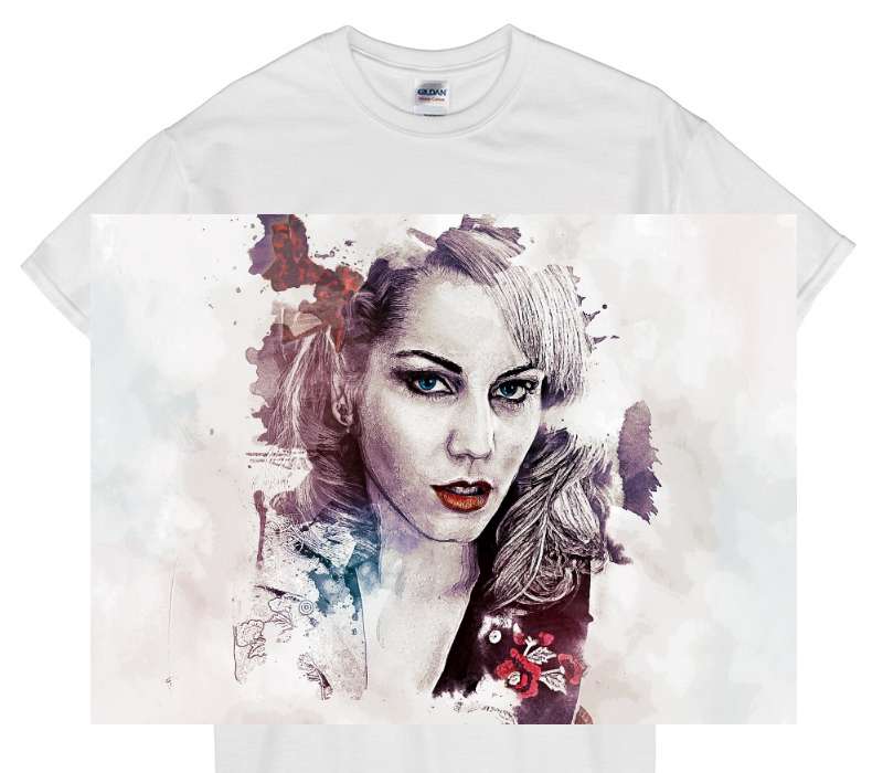 Custom Gildan 100% Cotton White T-Shirt