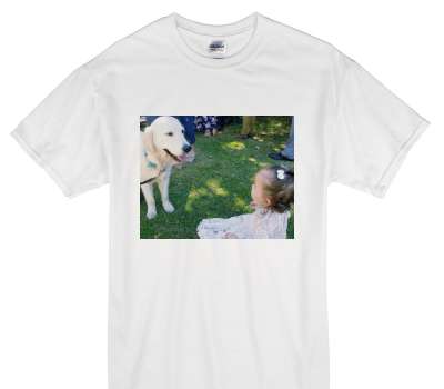 Custom Gildan 100% Cotton White T-Shirt