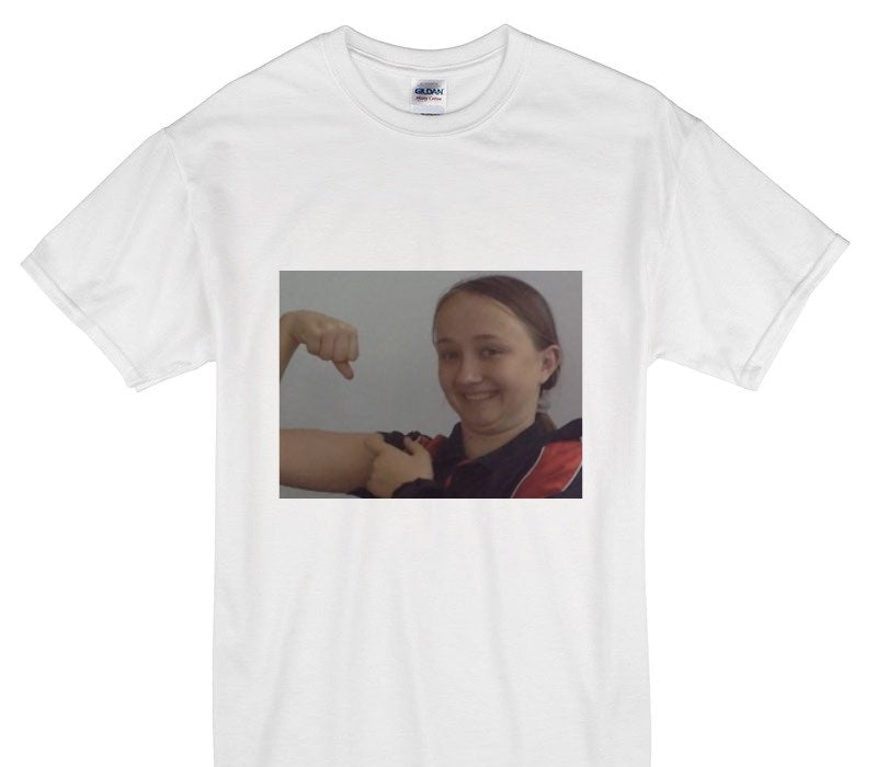 Custom Gildan 100% Cotton White T-Shirt