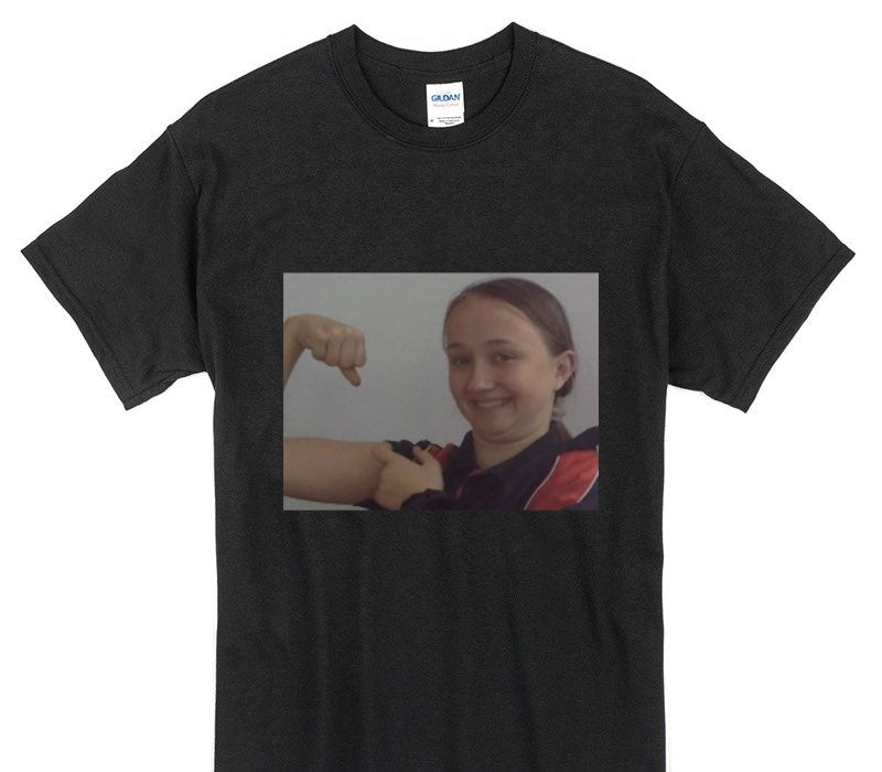 Custom Gildan 100% Cotton Black T-Shirt