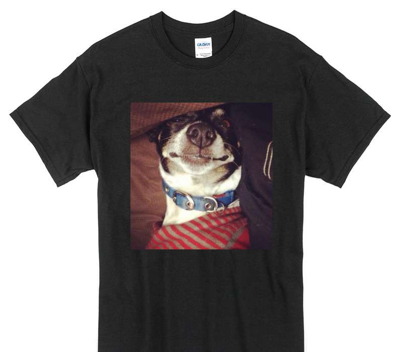 Custom Gildan 100% Cotton Black T-Shirt
