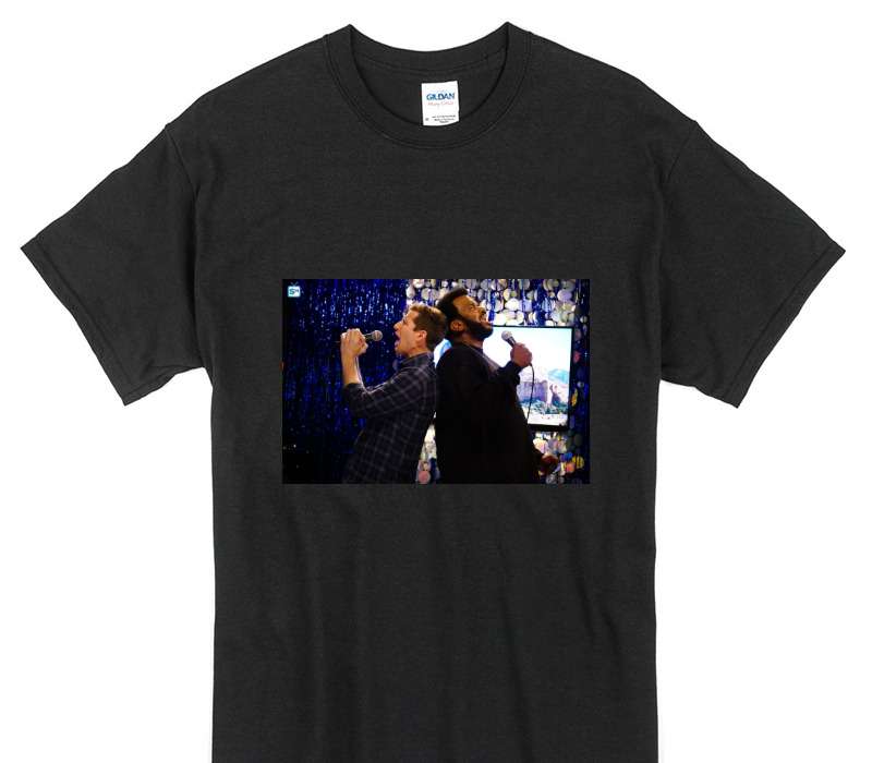 Custom Gildan 100% Cotton Black T-Shirt