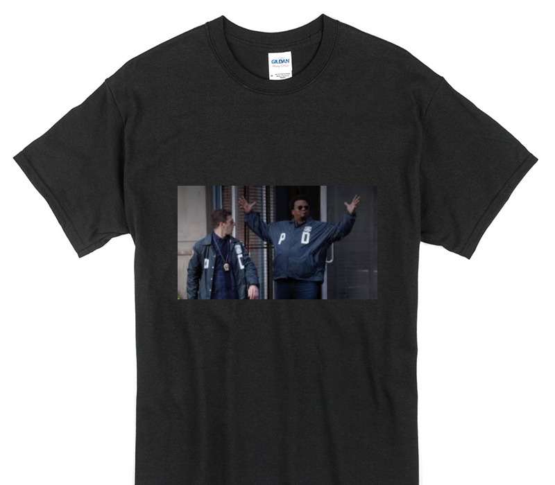 Custom Gildan 100% Cotton Black T-Shirt