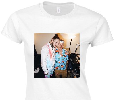 Custom Womens Soft Style 100% Cotton White T-Shirt