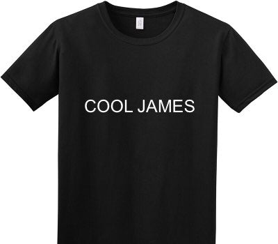 Custom Adult Soft Style 100% Cotton Black T-Shirt