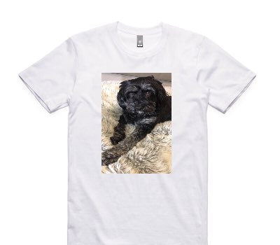 Custom AS Colour 100% Cotton White T-Shirt