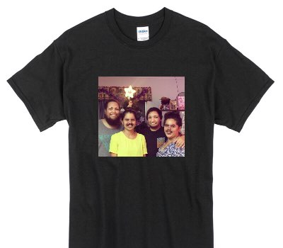 Custom Gildan 100% Cotton Black T-Shirt