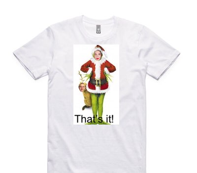 Custom AS Colour 100% Cotton White T-Shirt