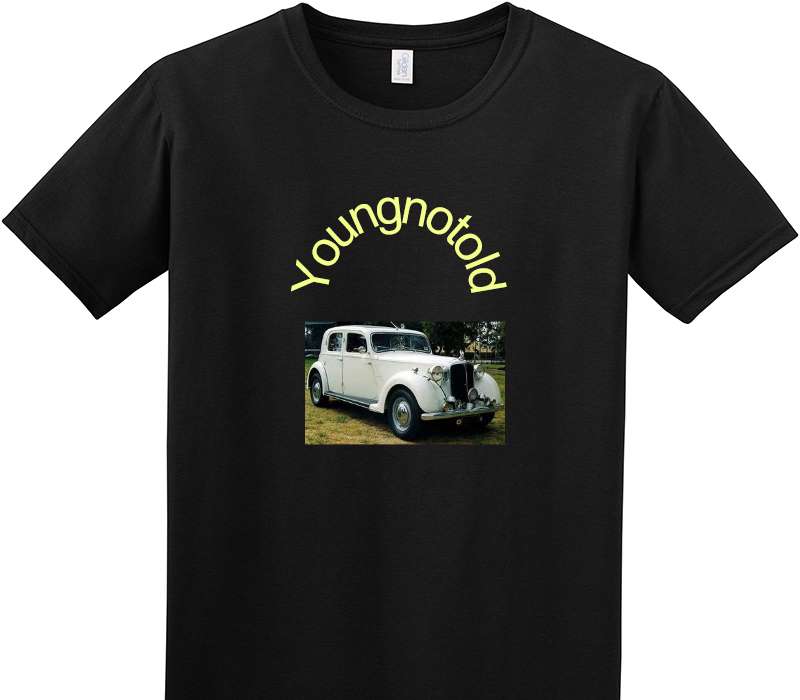 Custom Adult Soft Style 100% Cotton Black T-Shirt