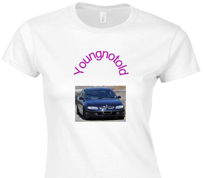 Custom Womens Soft Style 100% Cotton White T-Shirt