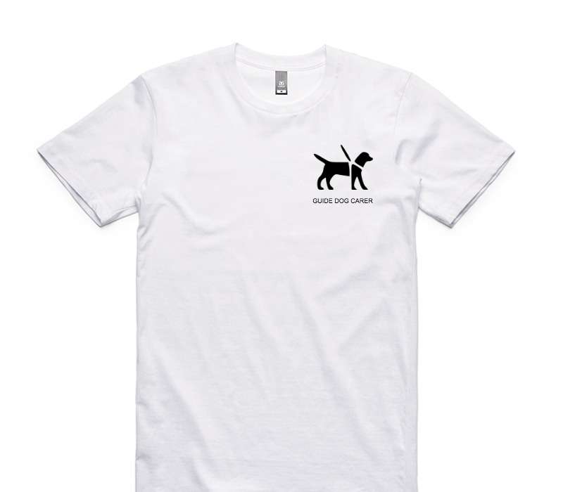 Custom AS Colour 100% Cotton White T-Shirt