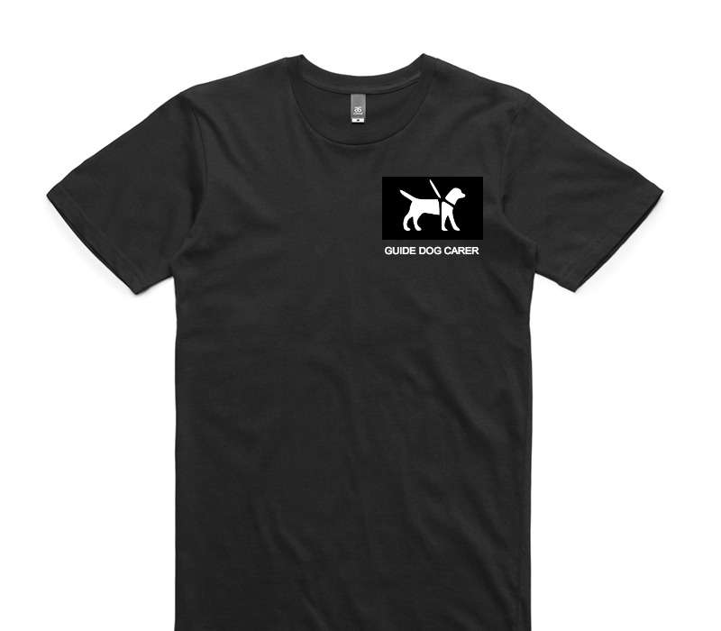 Custom AS Colour 100% Cotton Black T-Shirt