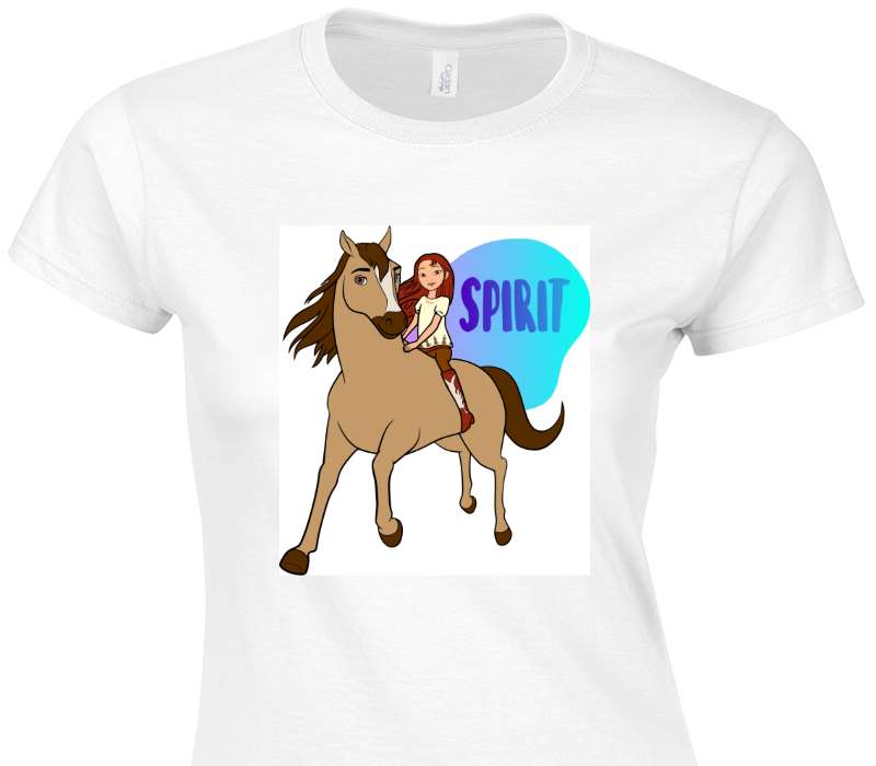 Custom Womens Soft Style 100% Cotton White T-Shirt