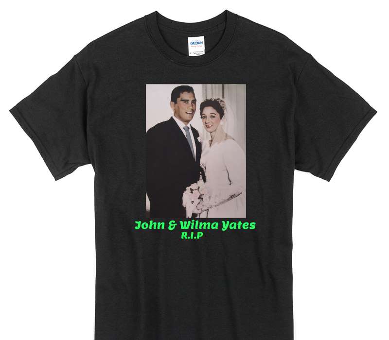 Custom Gildan 100% Cotton Black T-Shirt