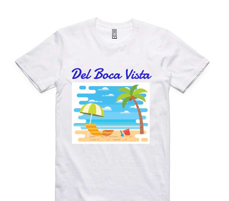 Custom AS Colour 100% Cotton White T-Shirt