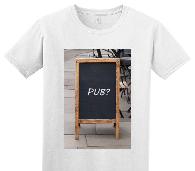 Custom Adult Soft Style 100% Cotton White T-Shirt
