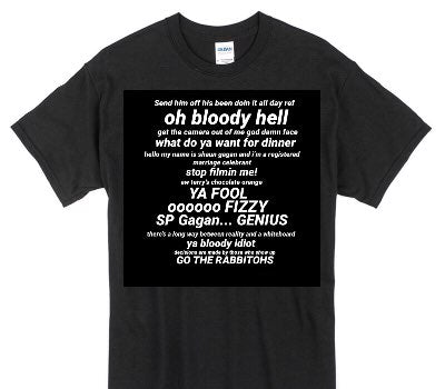 Custom Gildan 100% Cotton Black T-Shirt