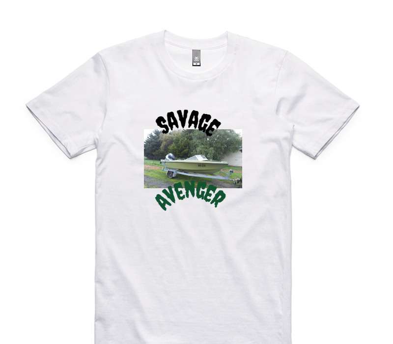 Custom AS Colour 100% Cotton White T-Shirt