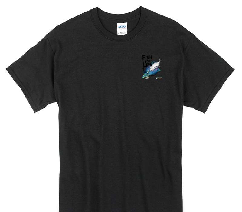 Custom Gildan 100% Cotton Black T-Shirt