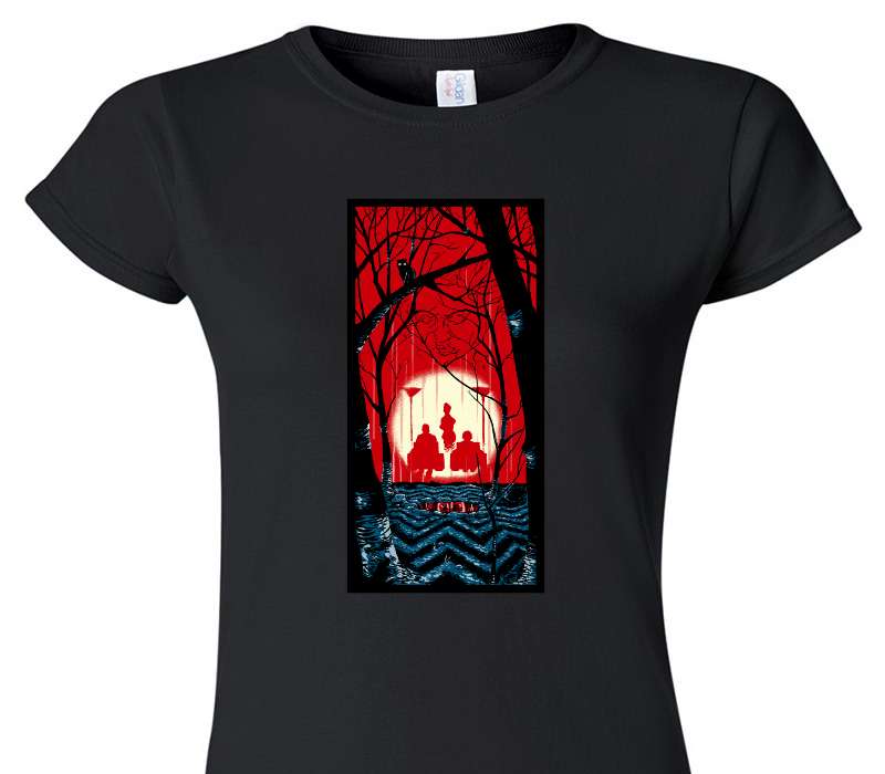 Custom Womens Soft Style 100% Cotton Black T-Shirt