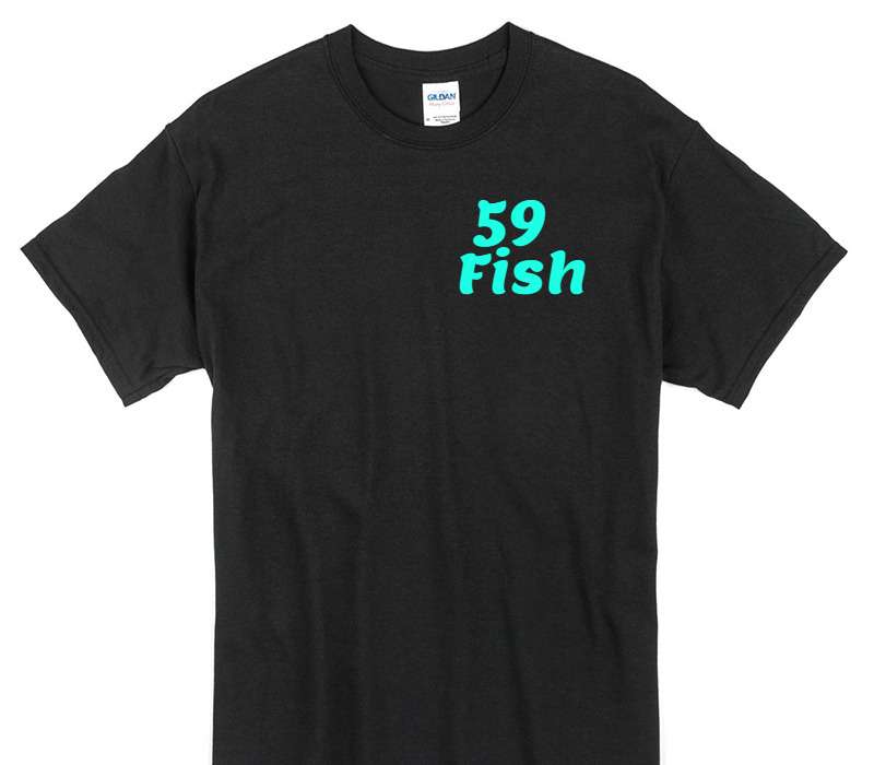 Custom Gildan 100% Cotton Black T-Shirt