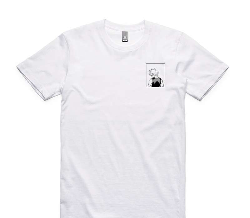 Custom AS Colour 100% Cotton White T-Shirt