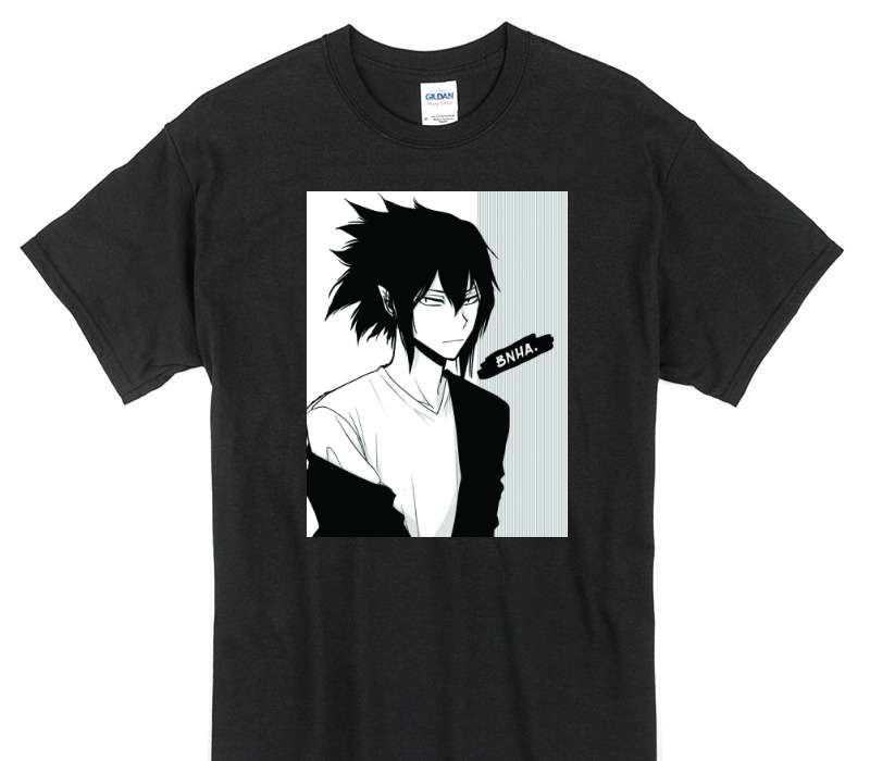 Custom Gildan 100% Cotton Black T-Shirt