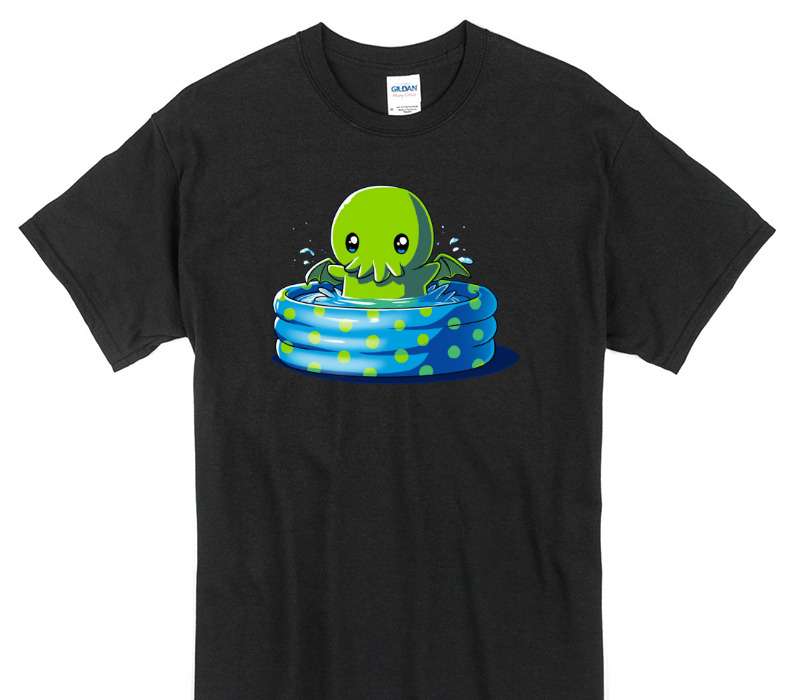Custom Gildan 100% Cotton Black T-Shirt