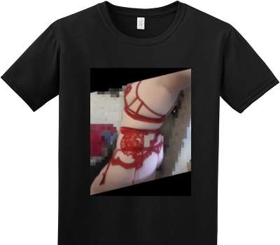 Custom Adult Soft Style 100% Cotton Black T-Shirt