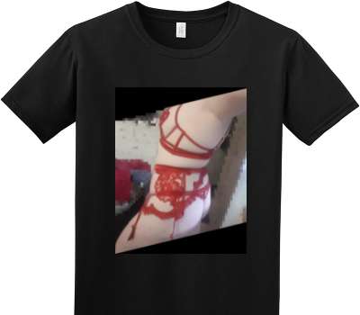 Custom Adult Soft Style 100% Cotton Black T-Shirt