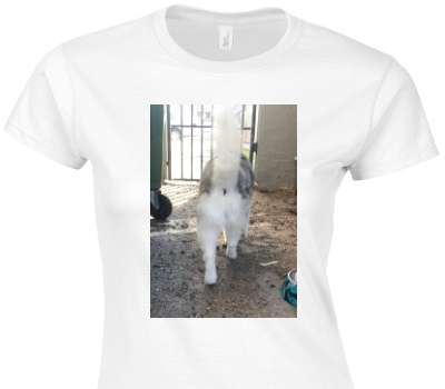 Custom Womens Soft Style 100% Cotton White T-Shirt