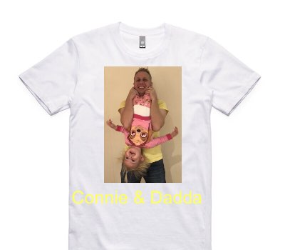 Custom AS Colour 100% Cotton White T-Shirt