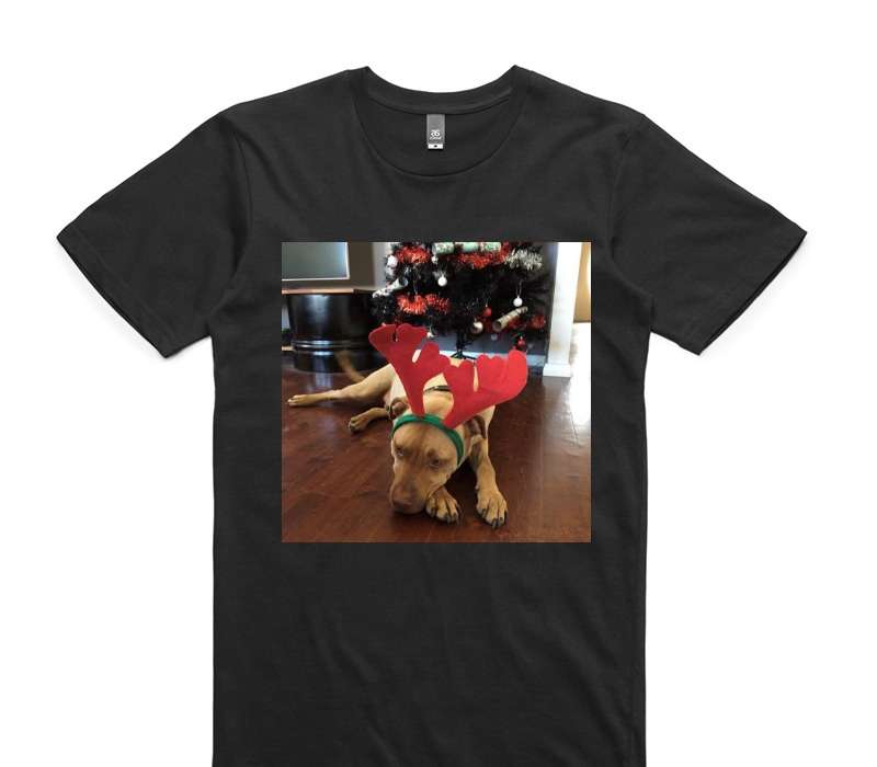 Custom AS Colour 100% Cotton Black T-Shirt