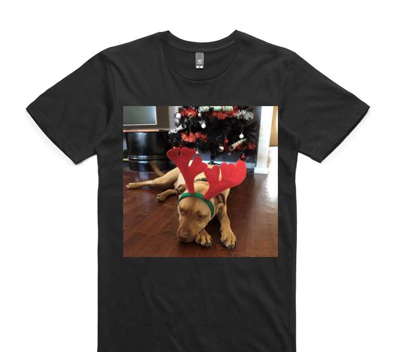 Custom AS Colour 100% Cotton Black T-Shirt