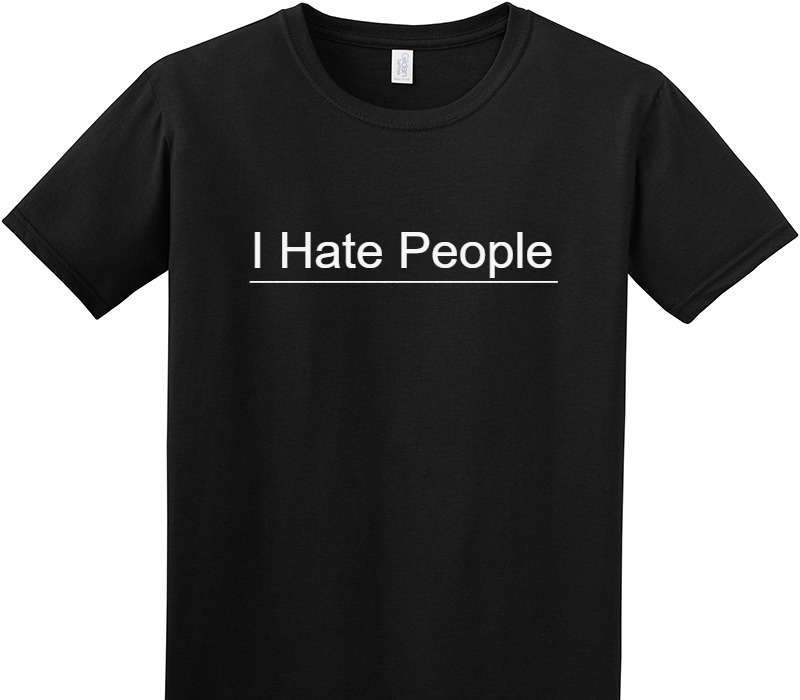 Custom Adult Soft Style 100% Cotton Black T-Shirt
