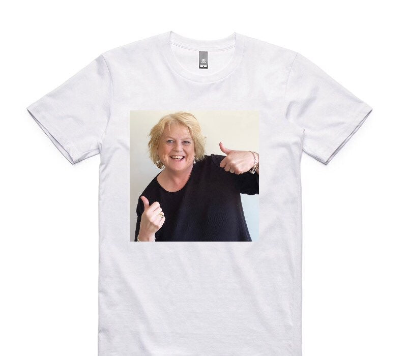 Custom AS Colour 100% Cotton White T-Shirt