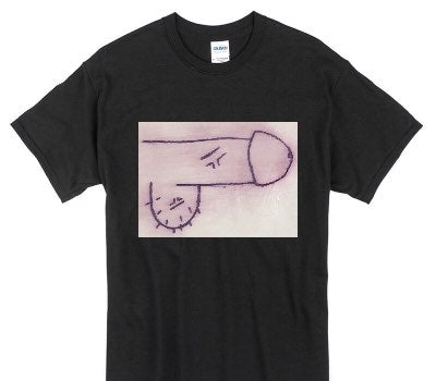 Custom Gildan 100% Cotton Black T-Shirt