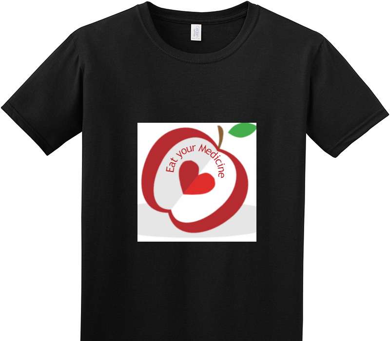 Custom Adult Soft Style 100% Cotton Black T-Shirt
