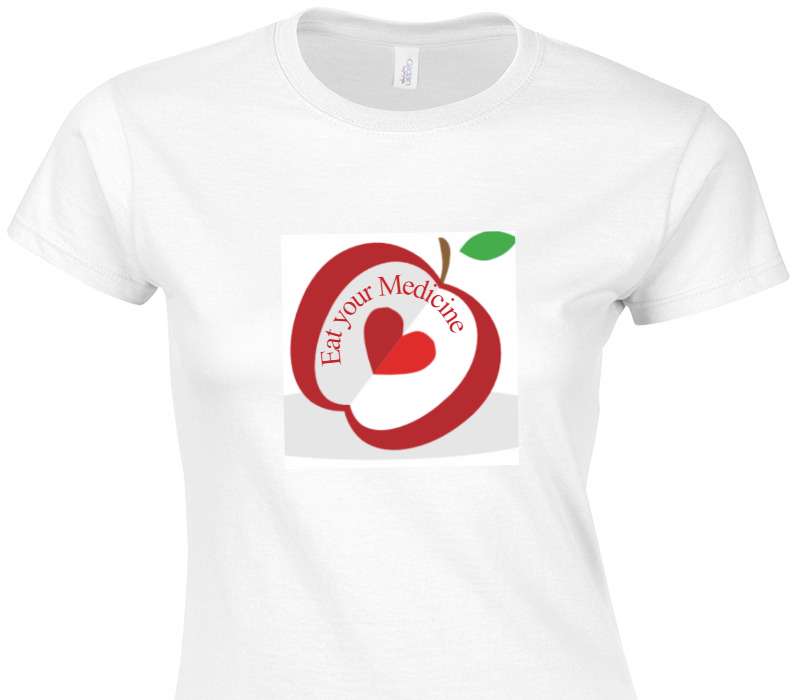 Custom Womens Soft Style 100% Cotton White T-Shirt