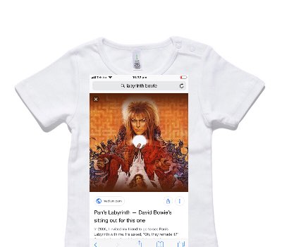 Custom AS Colour White Baby T-Shirt