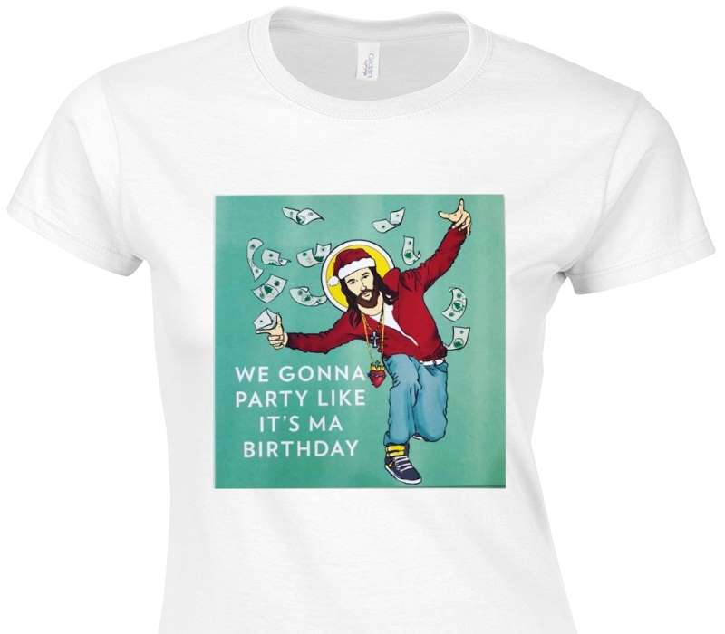 Custom Womens Soft Style 100% Cotton White T-Shirt