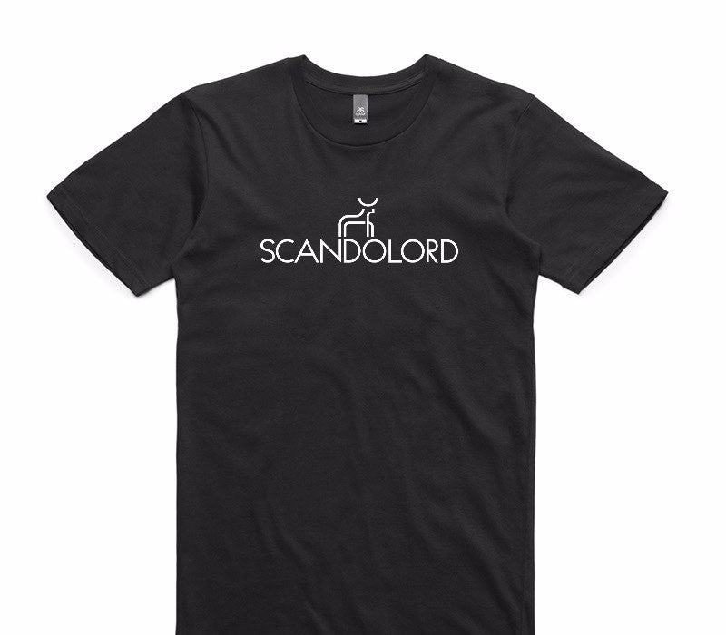 Custom AS Colour 100% Cotton Black T-Shirt