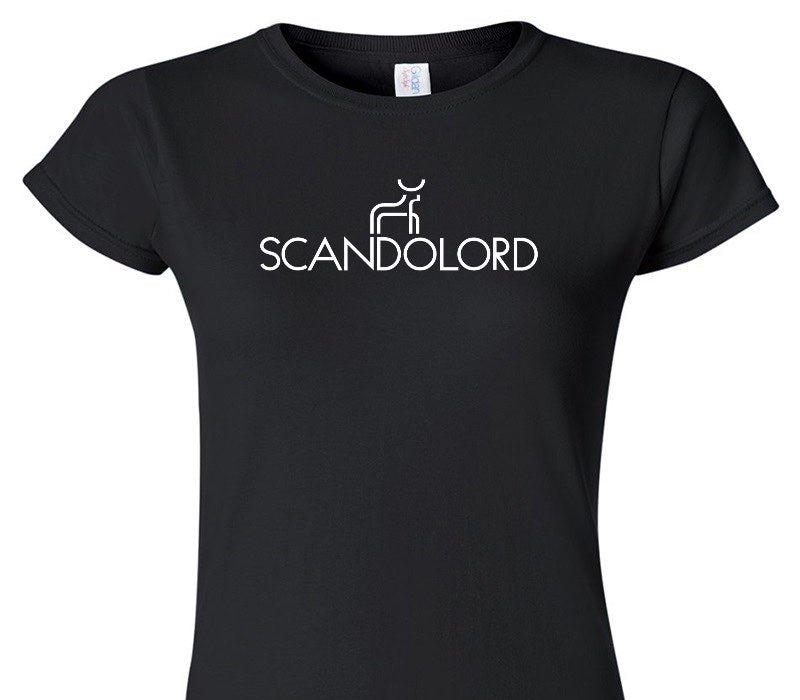 Custom Womens Soft Style 100% Cotton Black T-Shirt
