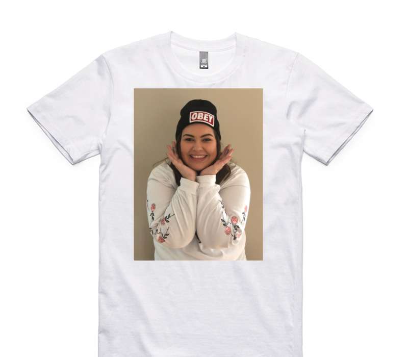 Custom AS Colour 100% Cotton White T-Shirt
